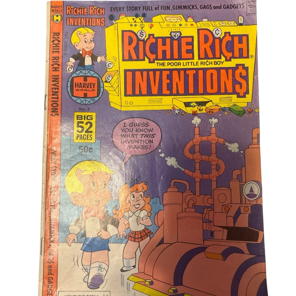 Richie Rich Inventions #3 Harvey Comics 1978, Vintage Comics